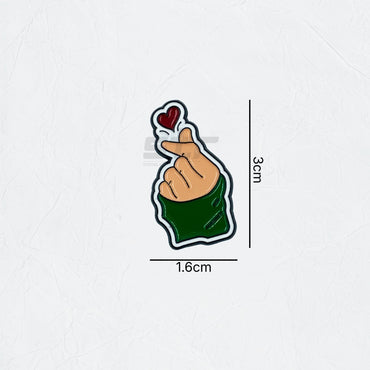Badge Finger Heart - 6