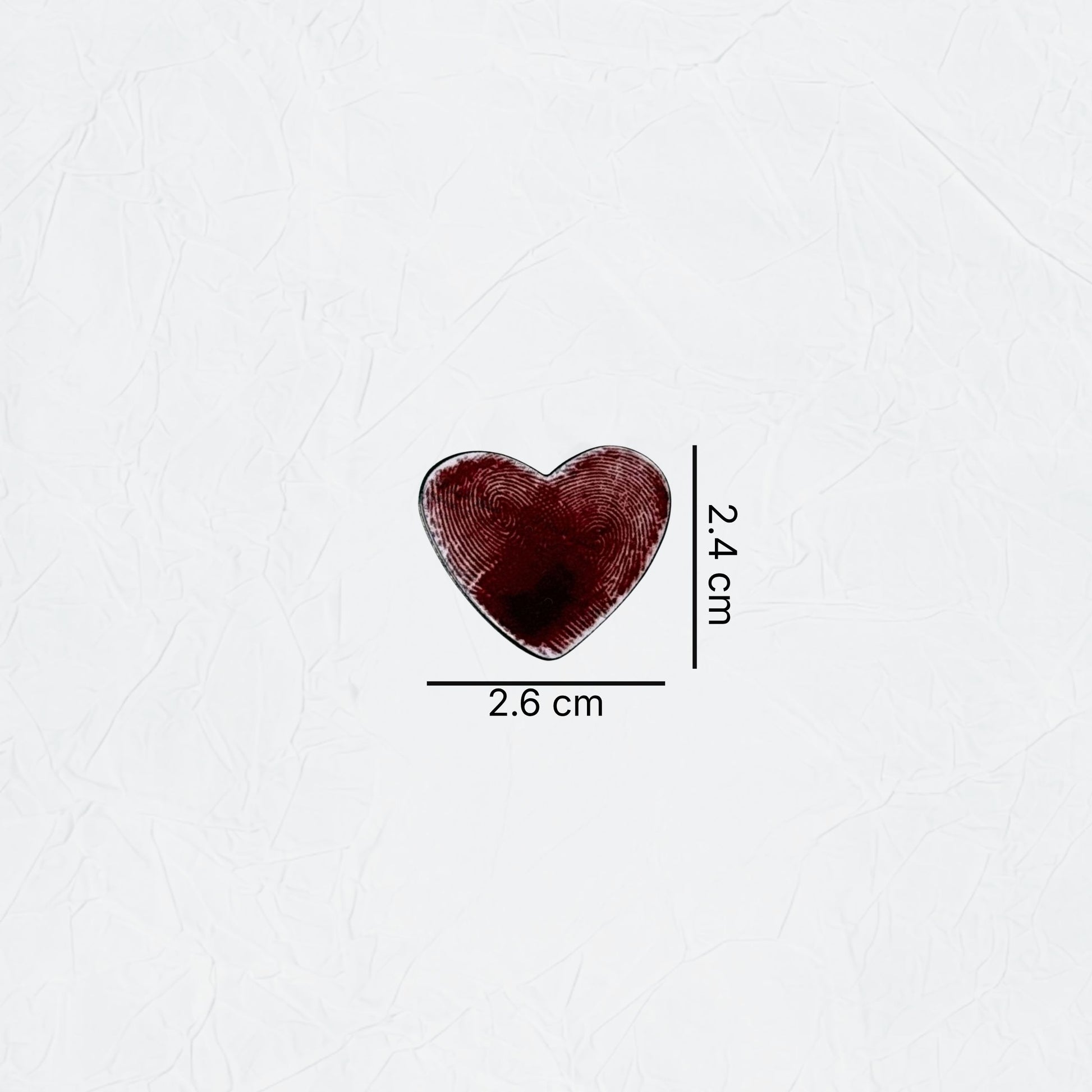 Badge Fingerprint Heart