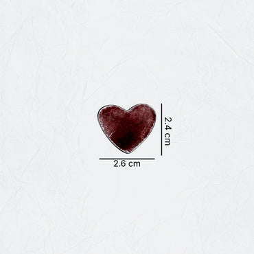 Badge Fingerprint Heart