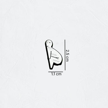 Badge Flork Tired