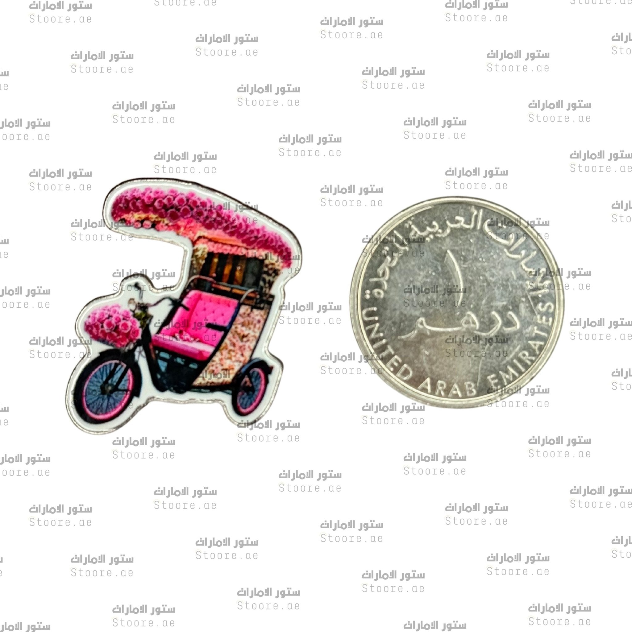 Badge Flowers in Rickshaw