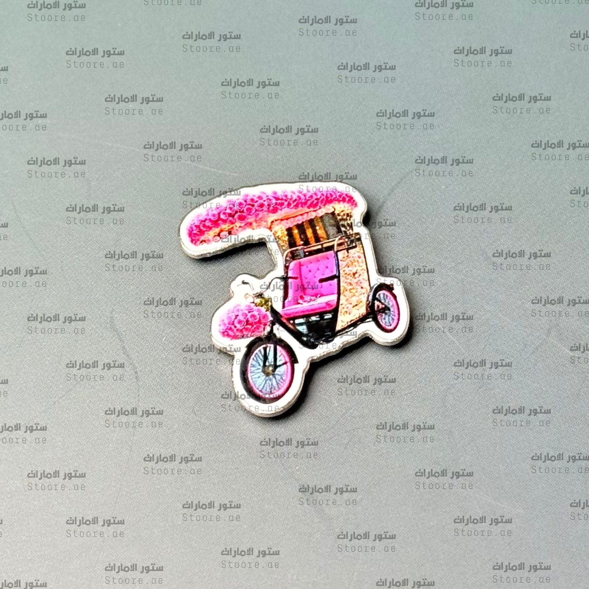 Badge Flowers in Rickshaw