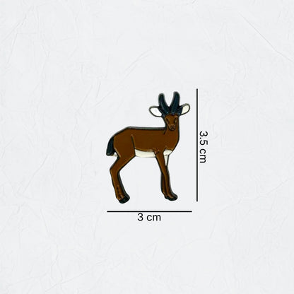 Badge Gazelle 002 - Brown