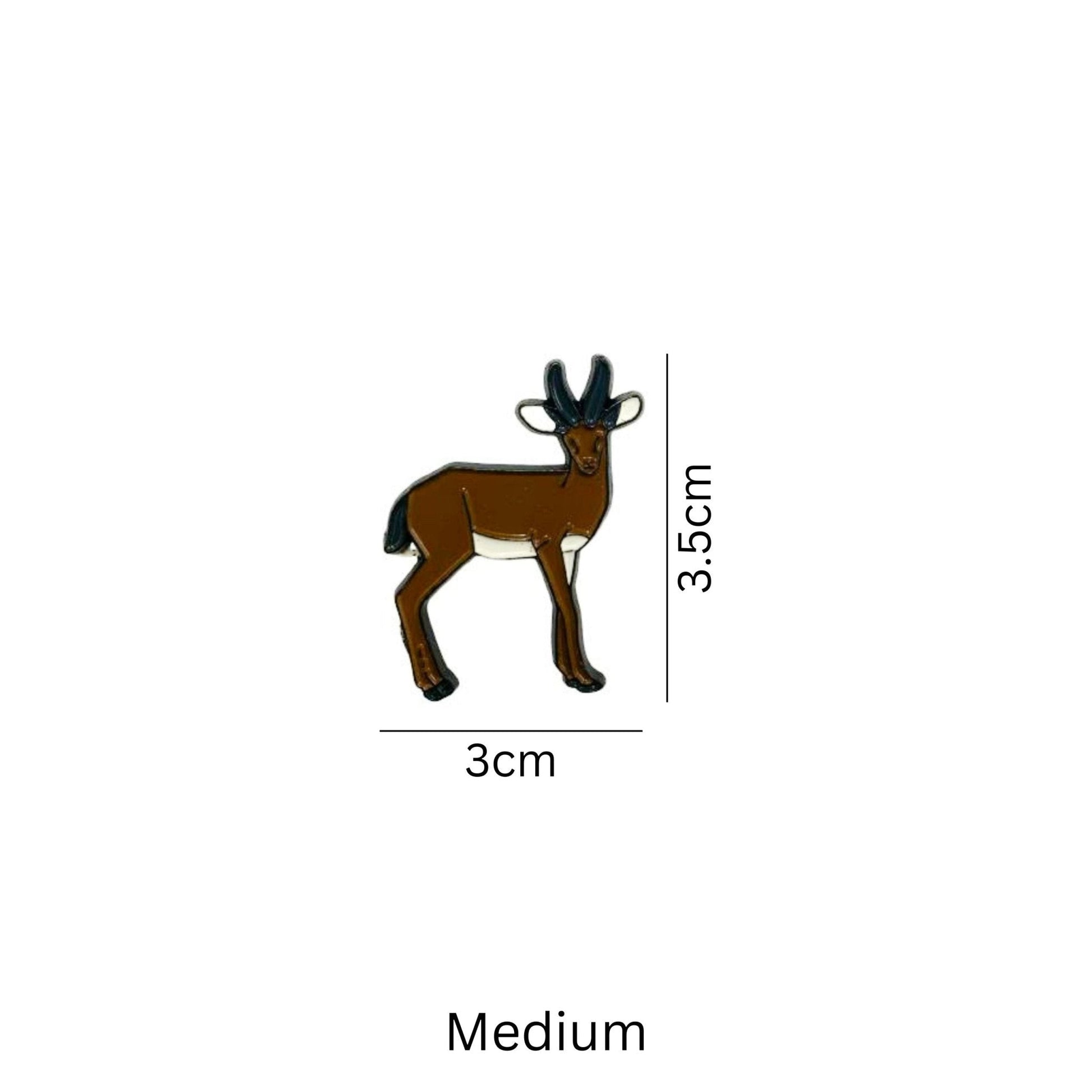 Badge Gazelle 002 - Brown