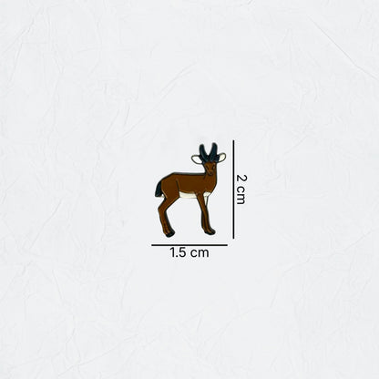 Badge Gazelle 002 - Brown