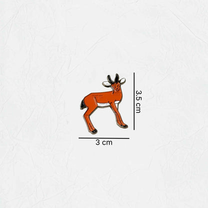 Badge Gazelle - 3 - Orange