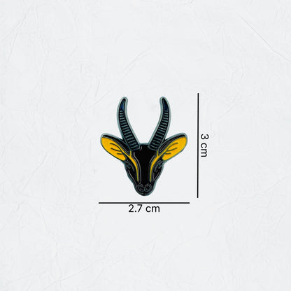 Badge Gazelle - Brown Yellow