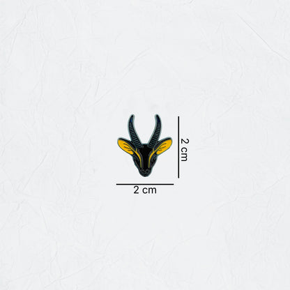 Badge Gazelle - Brown Yellow