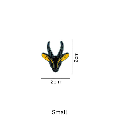 Badge Gazelle - Brown Yellow