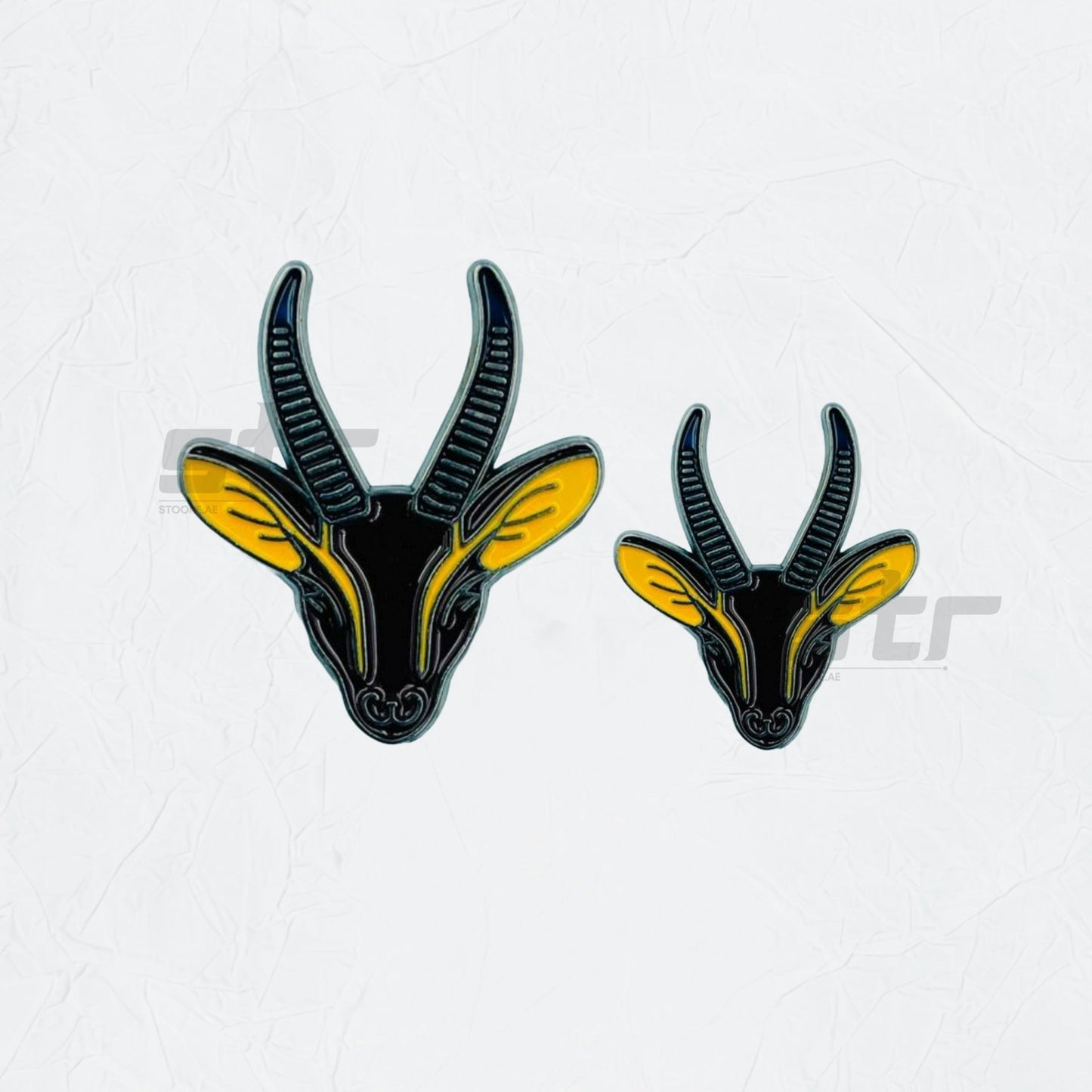 Badge Gazelle - Brown Yellow