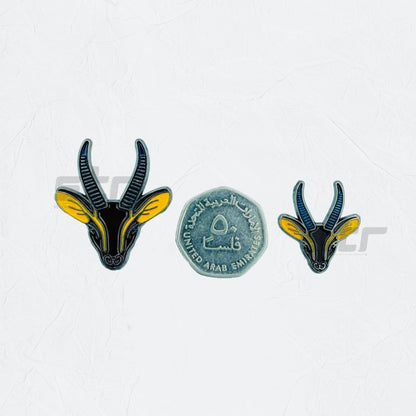 Badge Gazelle - Brown Yellow