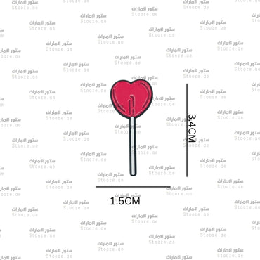 Badge Heart Lollipop - 1