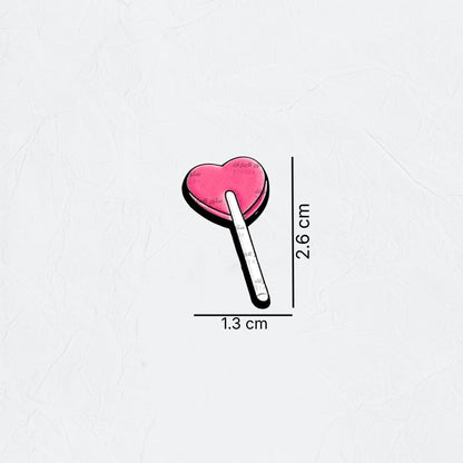 Badge Heart Lollipop - 2