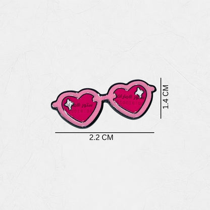 Badge Heart Sunglasses