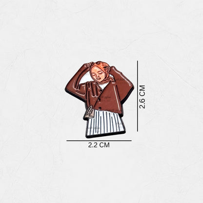 Badge Hijab Girl - 5