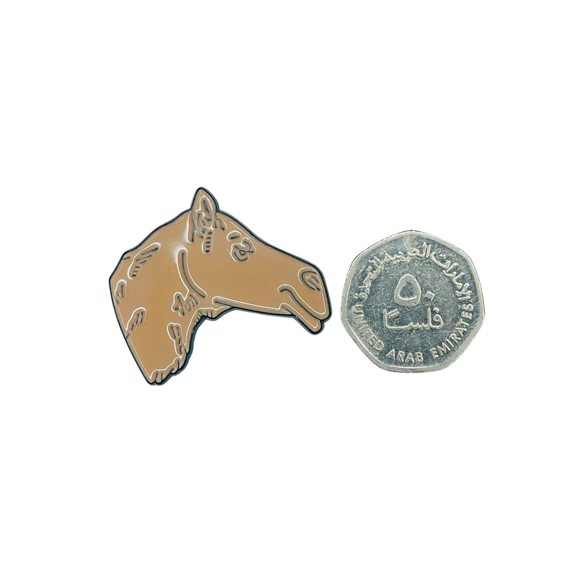 Badge Horse - 3 - Beige