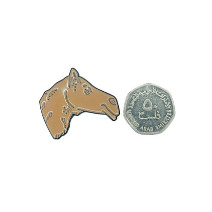 Badge Horse - 3 - Beige