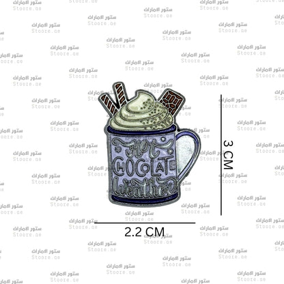 Badge Hot Chocolate Weather