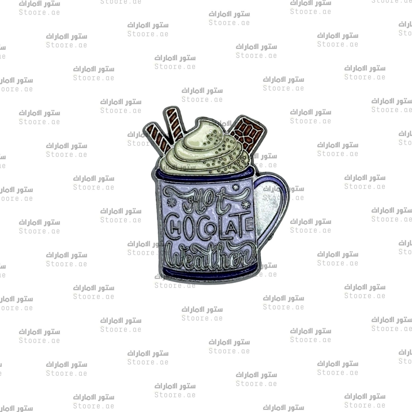 Badge Hot Chocolate Weather