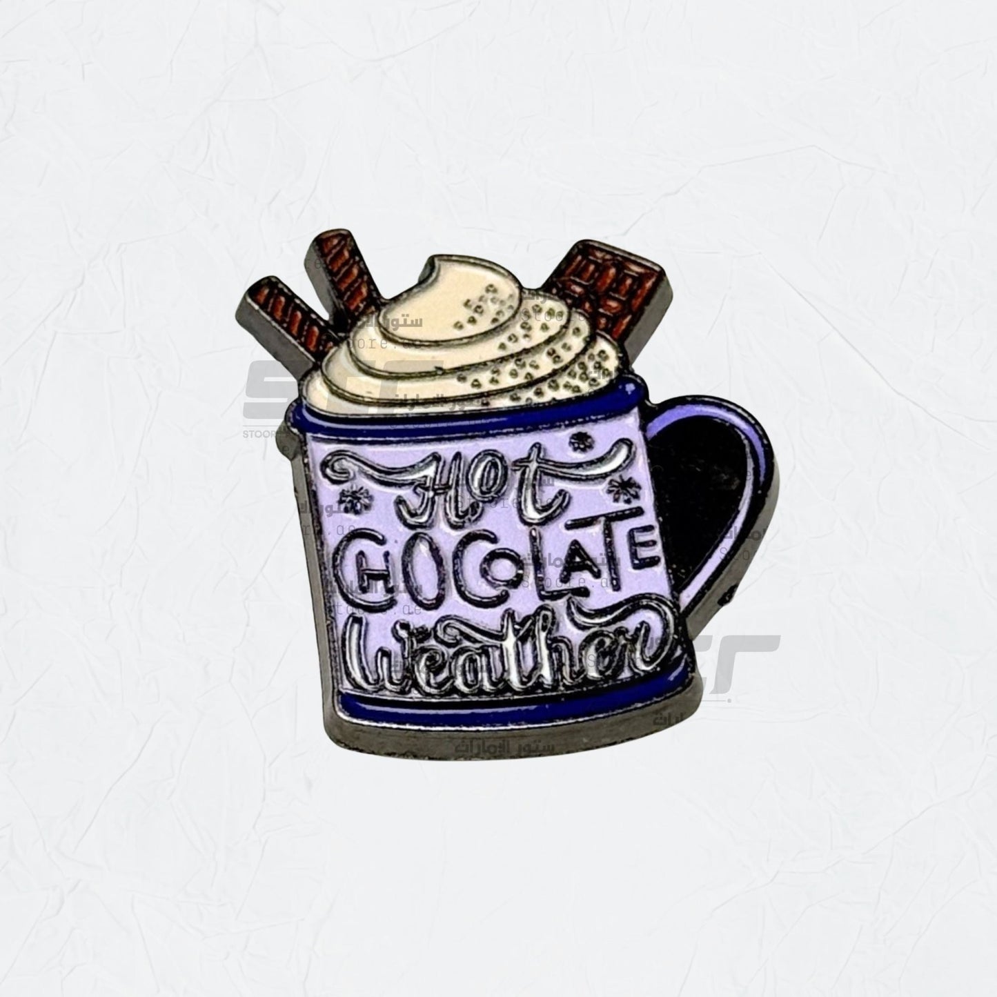 Badge Hot Chocolate Weather
