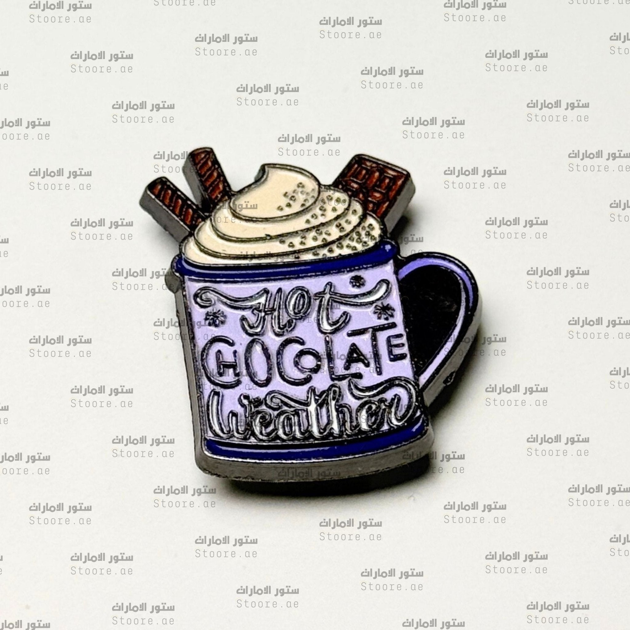 Badge Hot Chocolate Weather