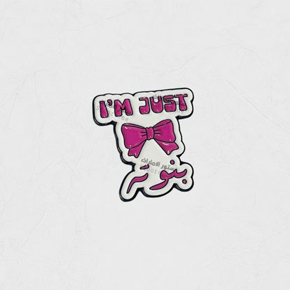Badge I'm Just Banouta