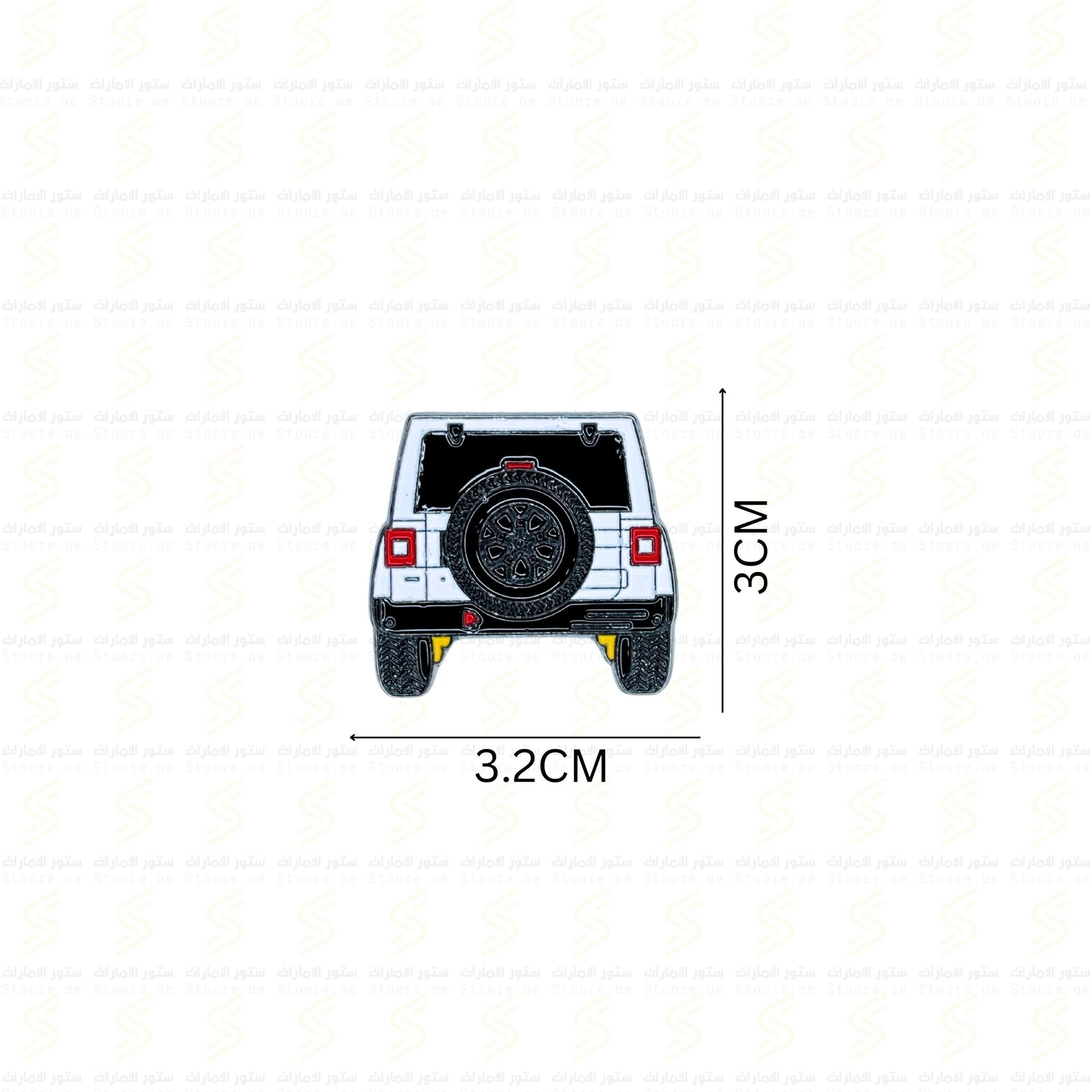 Badge Jeep Wrangler - White