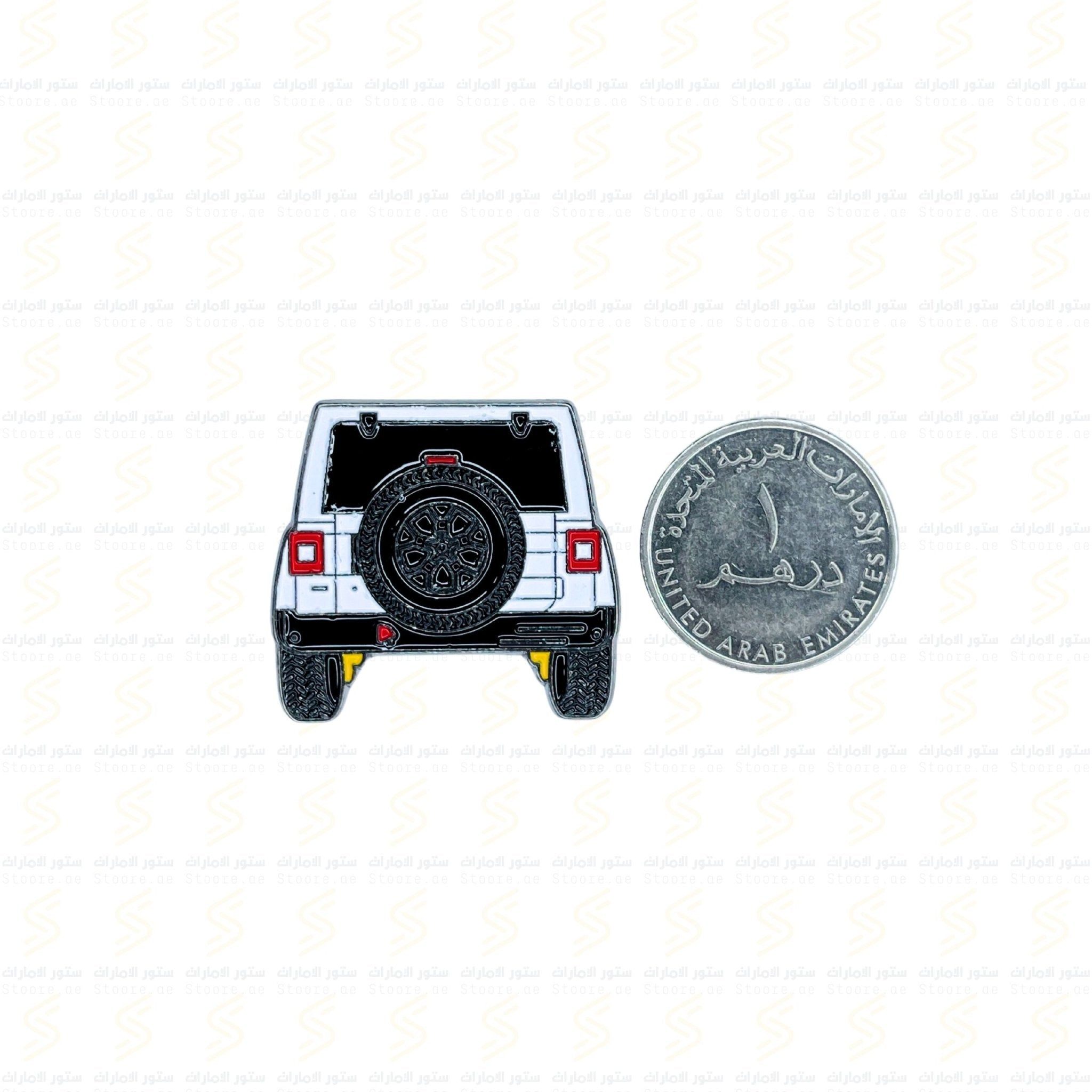 Badge Jeep Wrangler - White