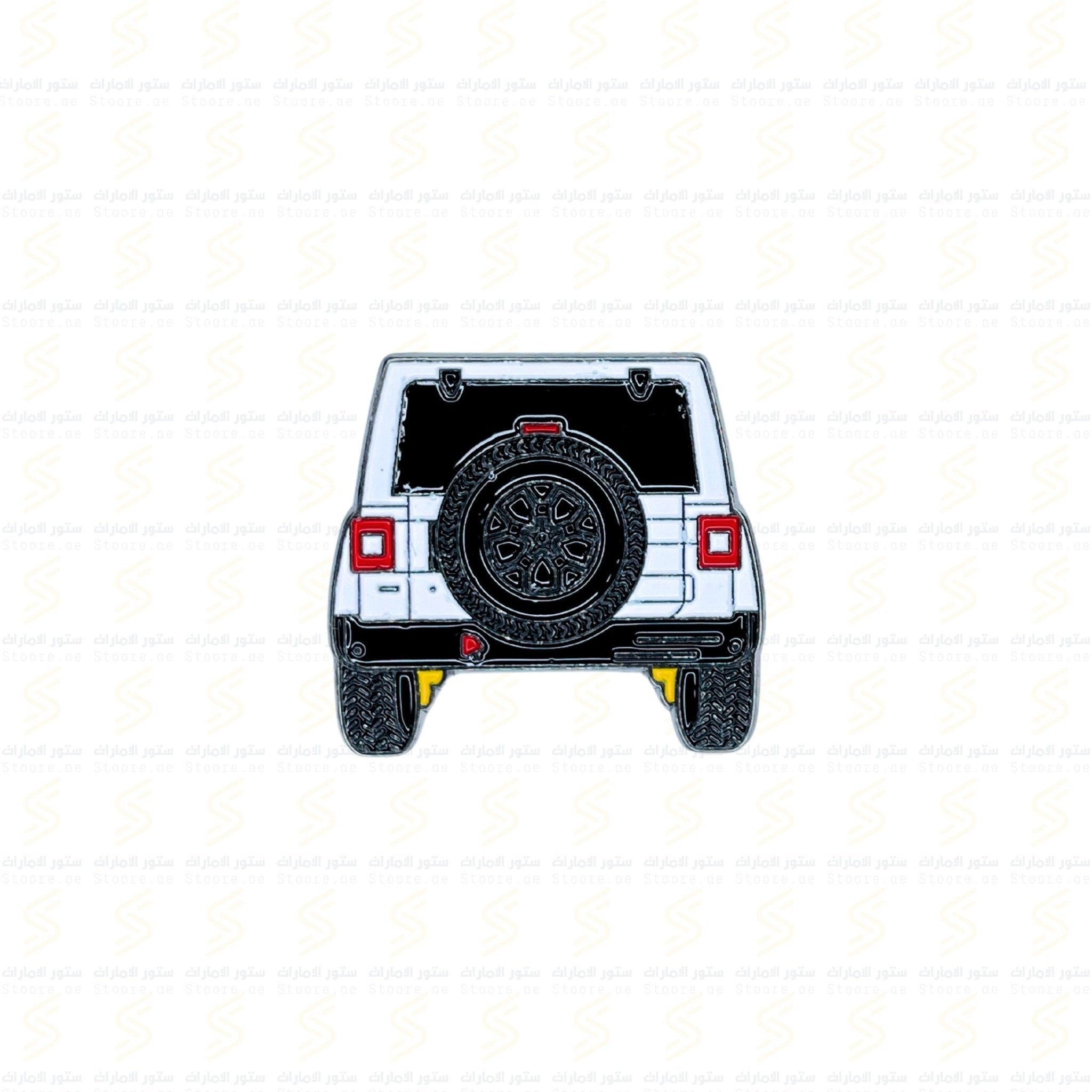 Badge Jeep Wrangler - White