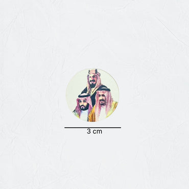 Badge King Abdulaziz & King Salman & Crown Prince Mohammed