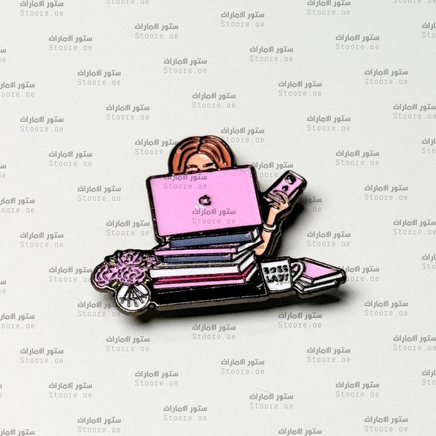 Badge Lady Boss