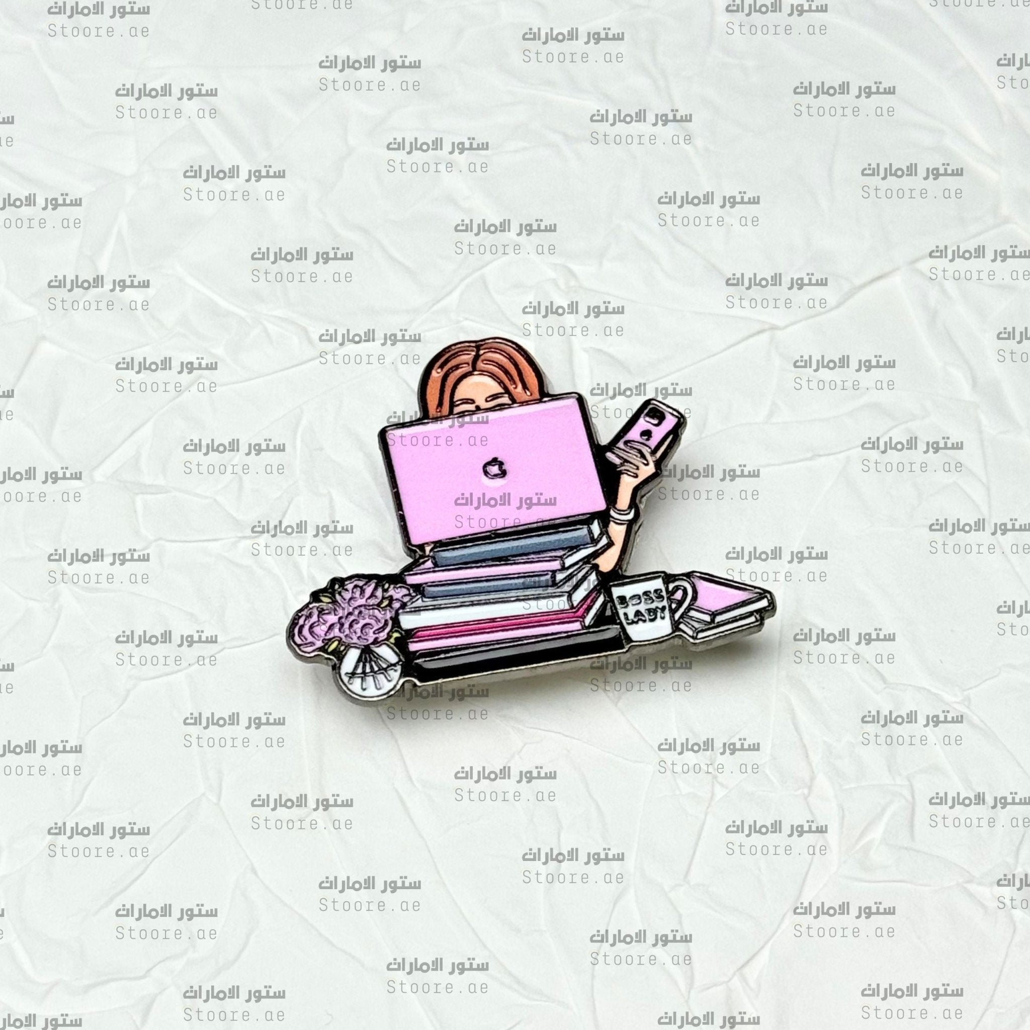 Badge Lady Boss