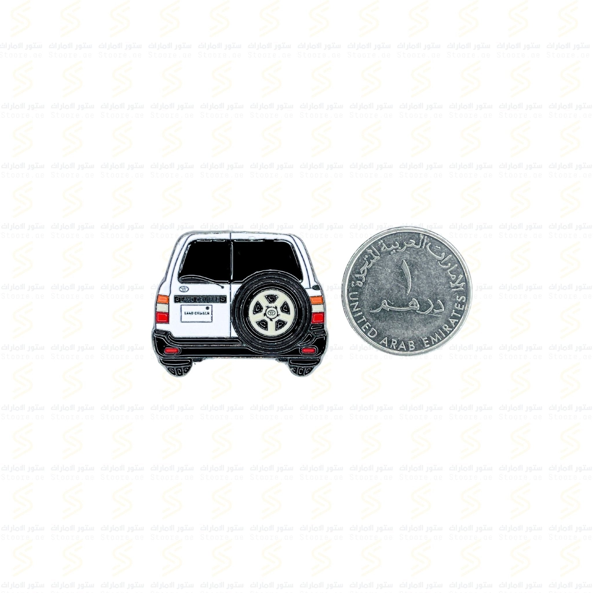 Badge Land Cruiser - White