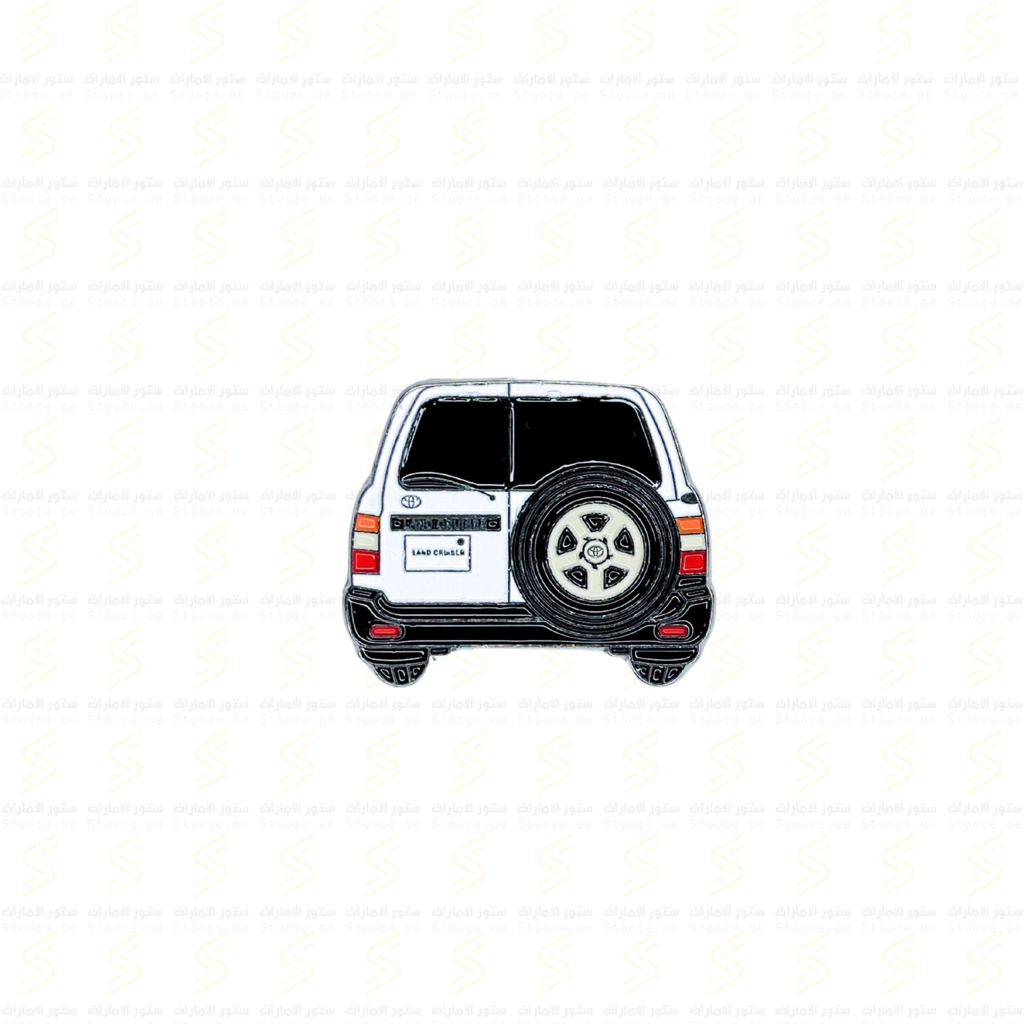 Badge Land Cruiser - White