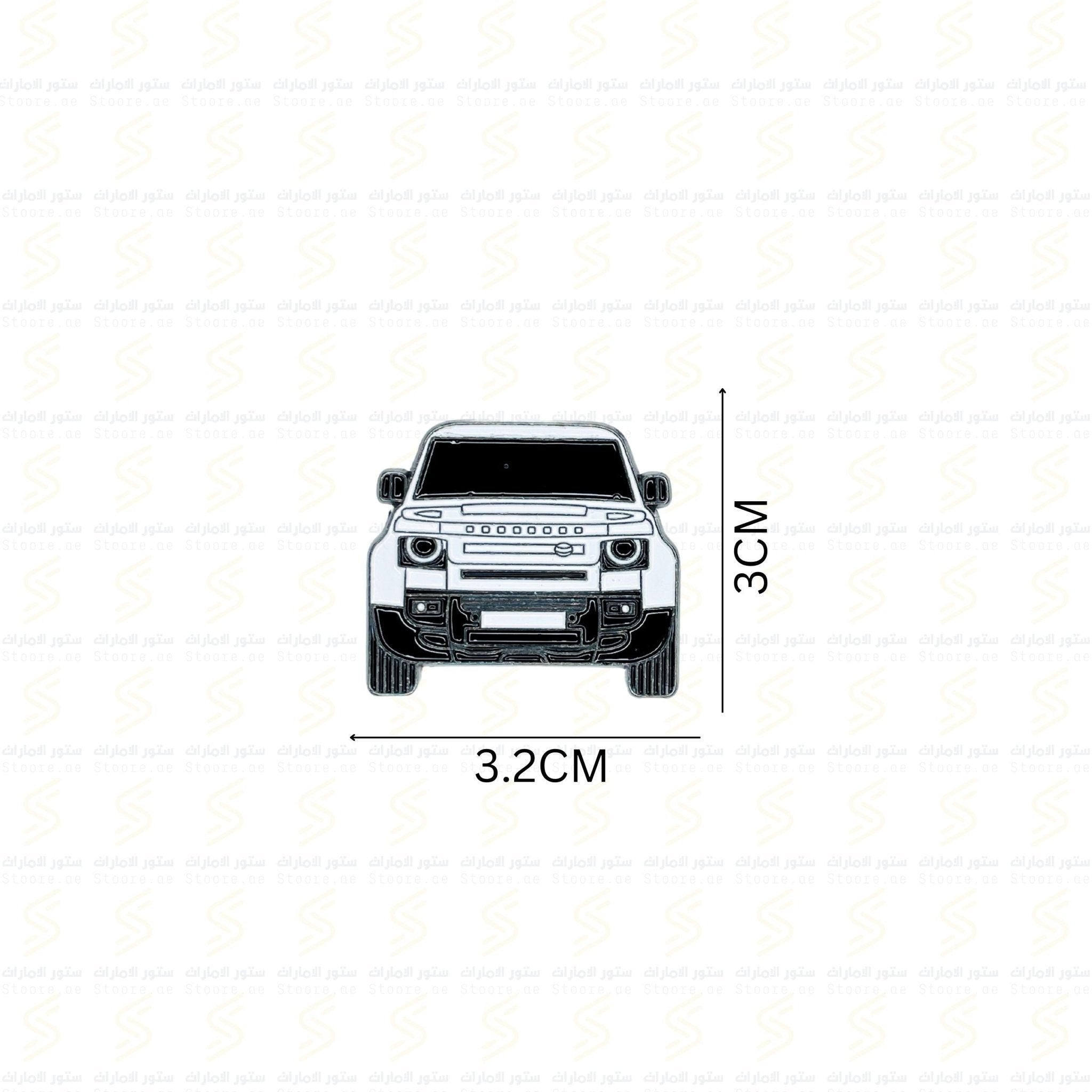 Badge Land Rover Defender - White