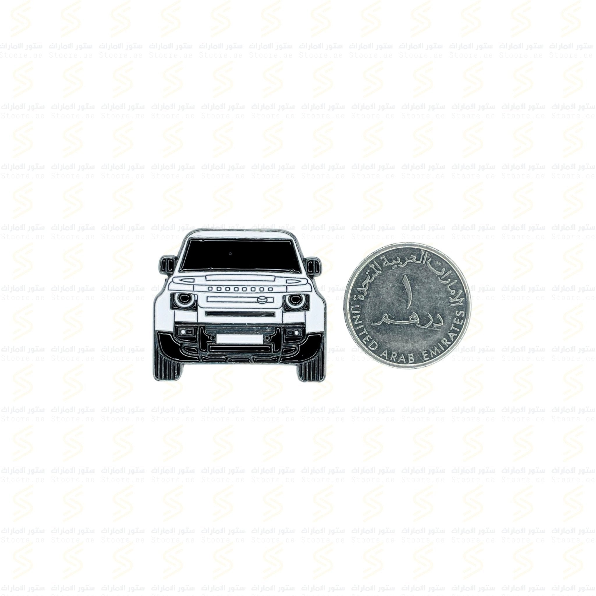 Badge Land Rover Defender - White