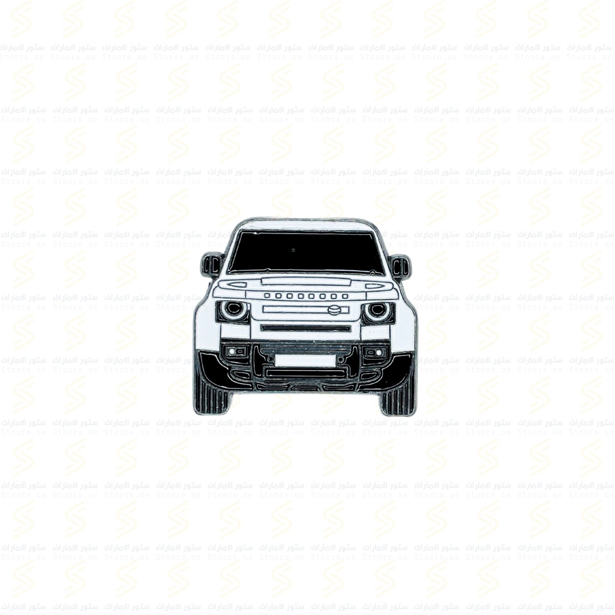 Badge Land Rover Defender - White