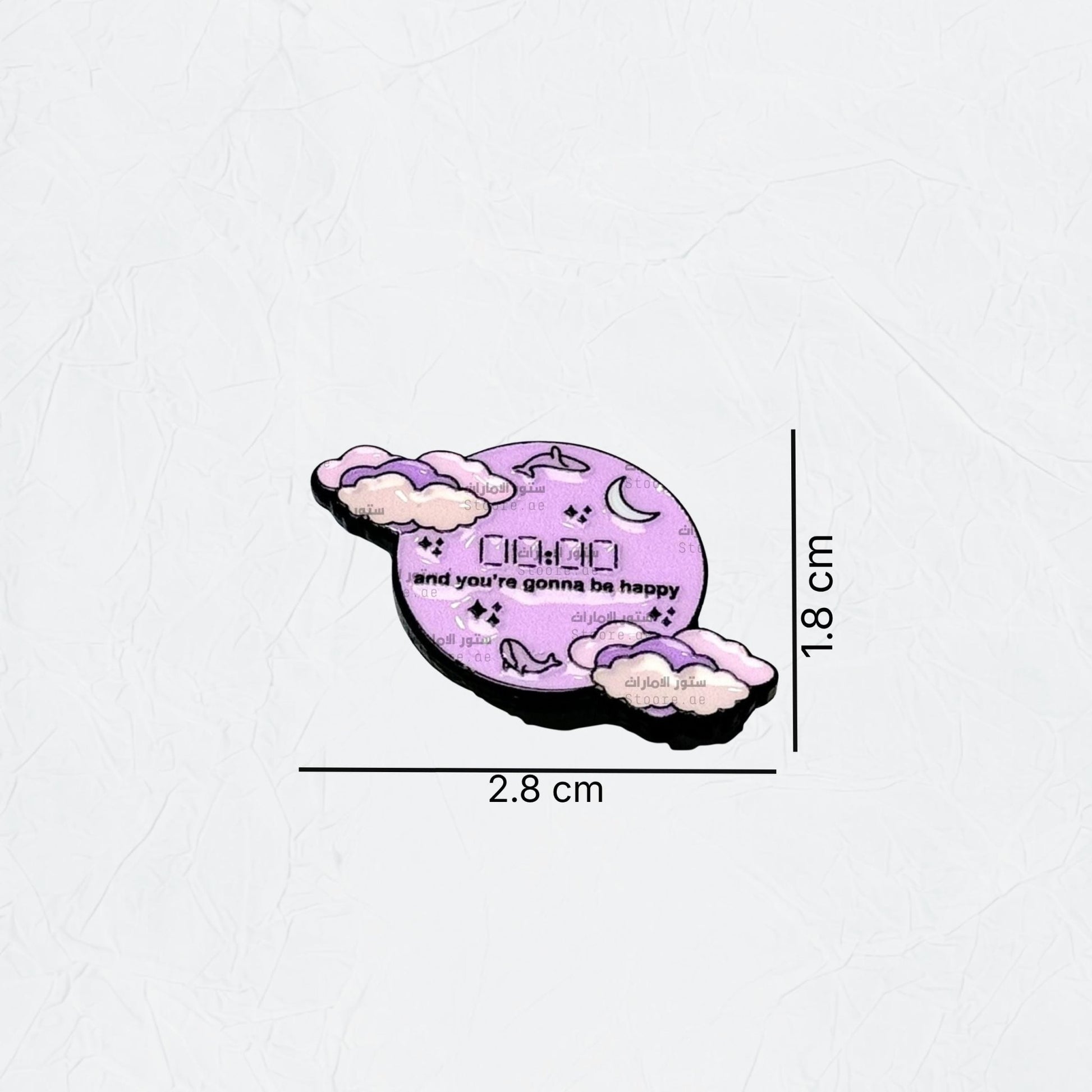 Badge Lavender BTS Zero Clock