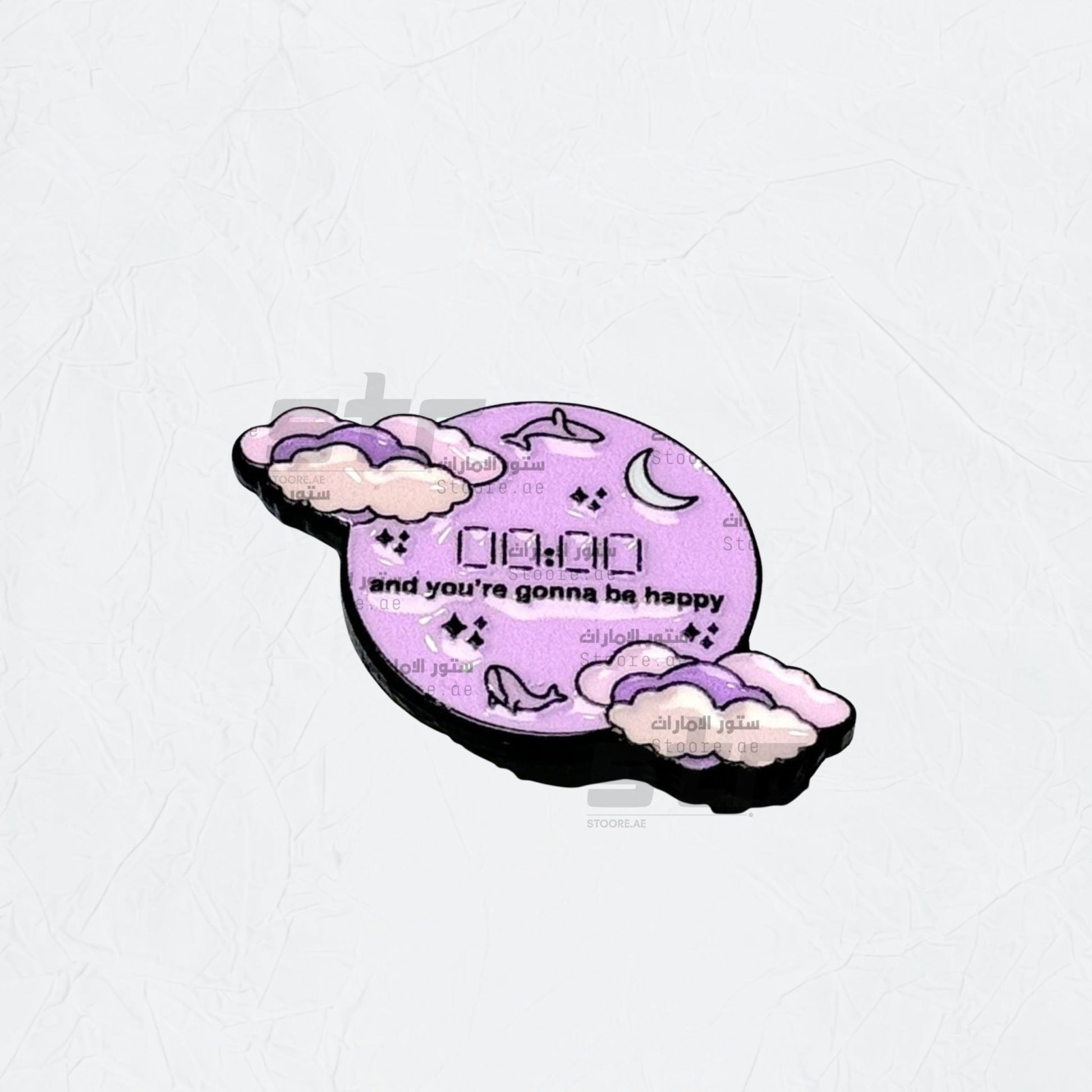 Badge Lavender BTS Zero Clock
