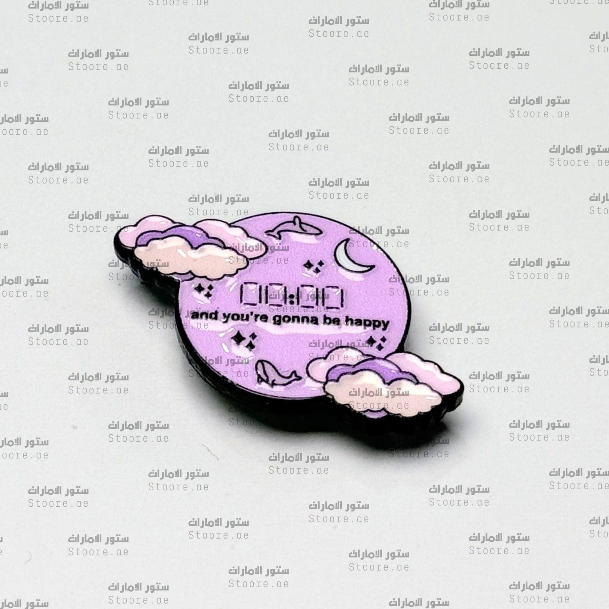 Badge Lavender BTS Zero Clock
