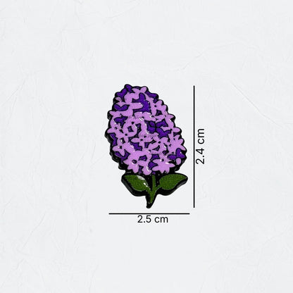 Badge Lavender Flower - 6