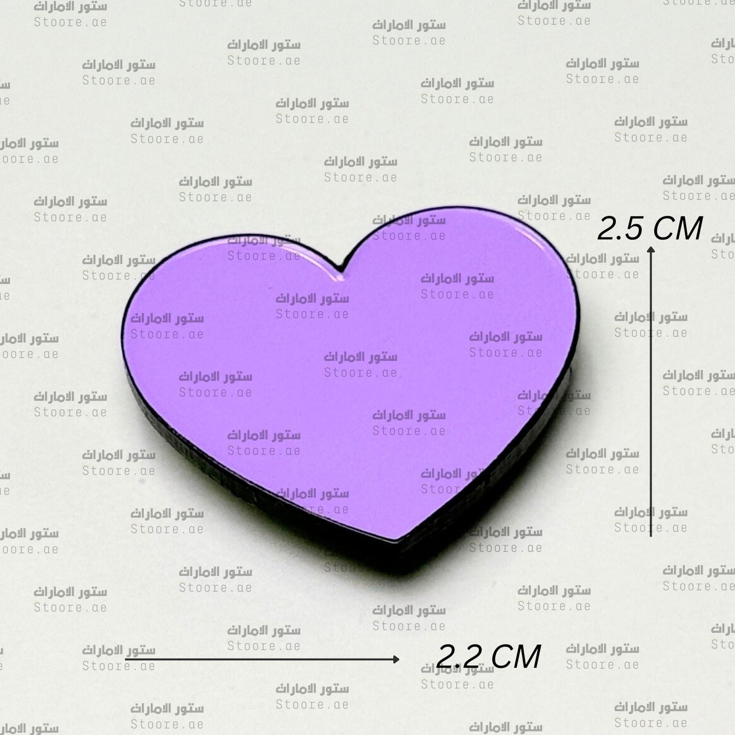 Badge Lavender Heart - 2