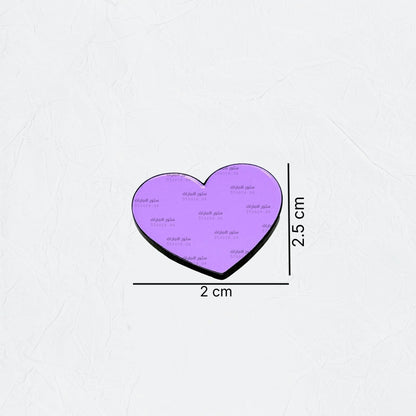 Badge Lavender Heart - 2