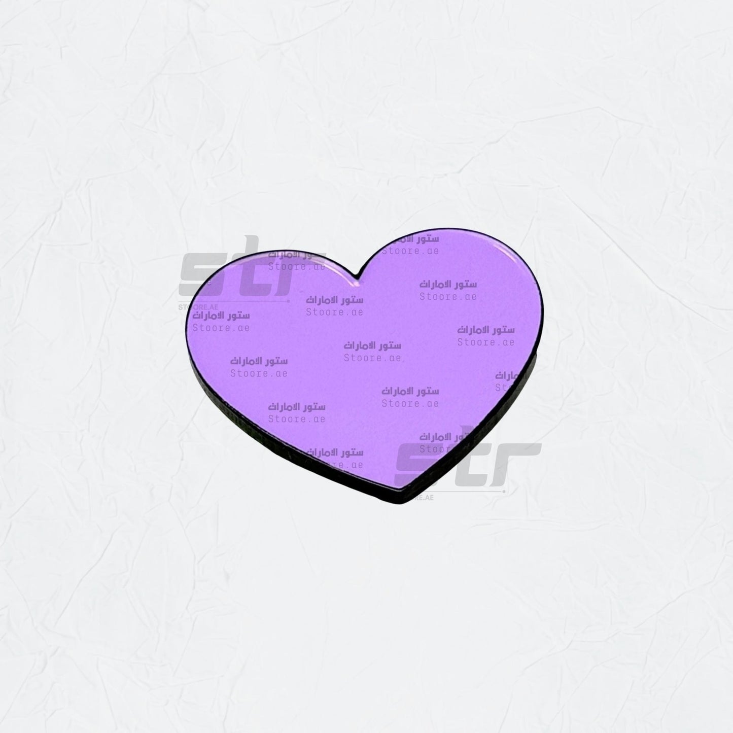 Badge Lavender Heart - 2
