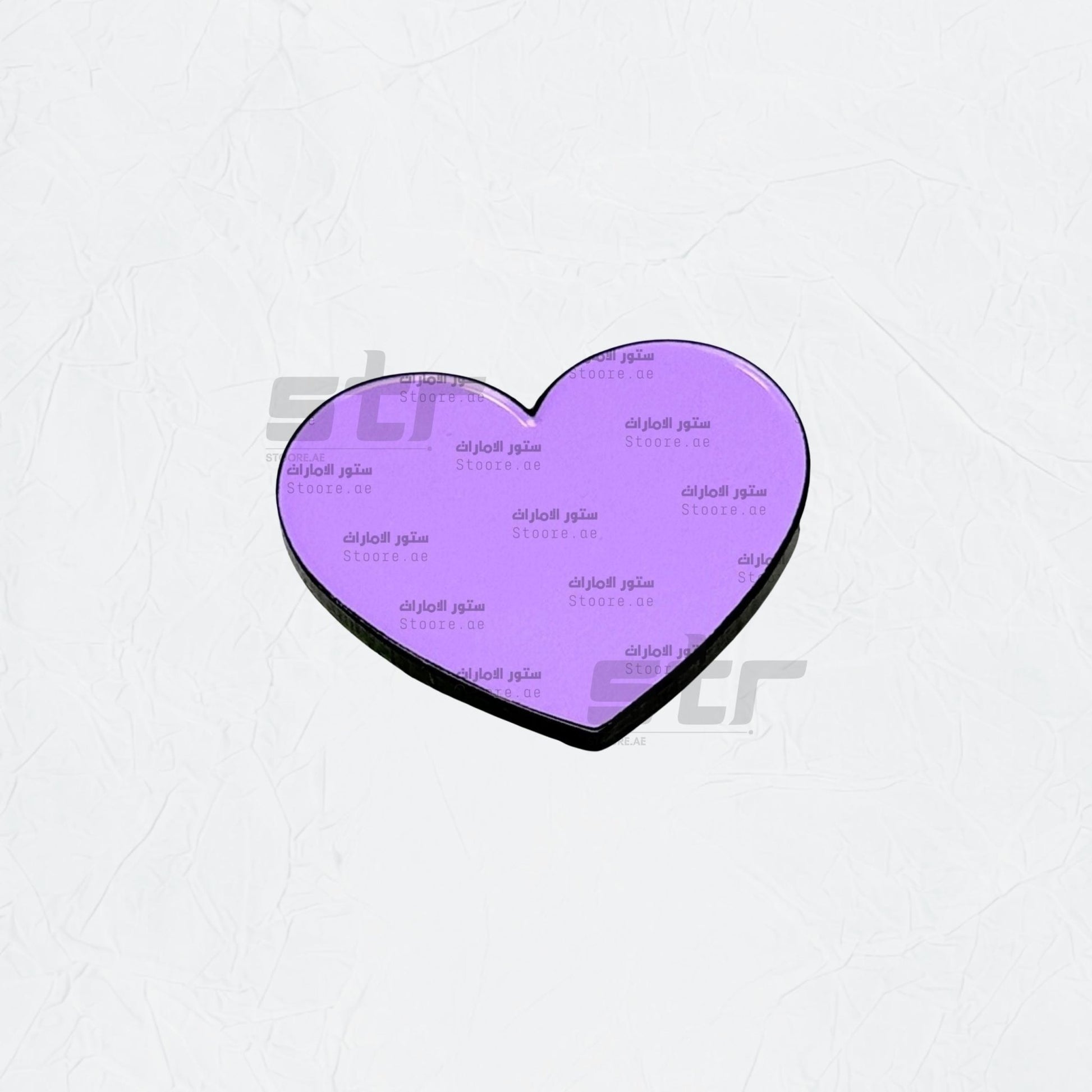 Badge Lavender Heart - 2