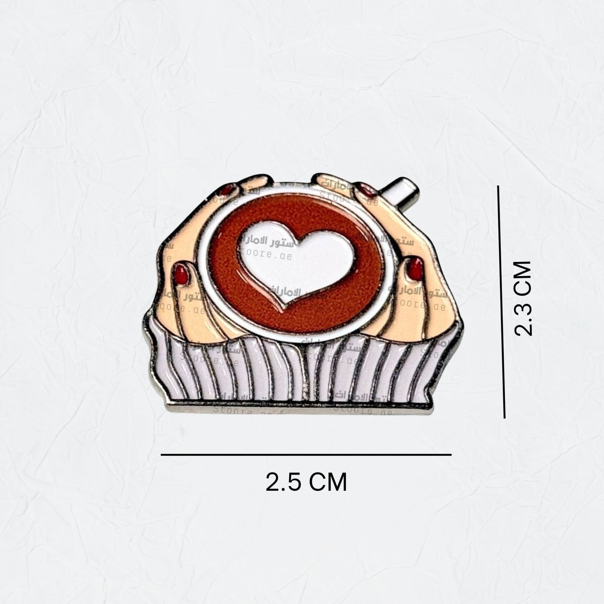 Badge Love Coffee Art