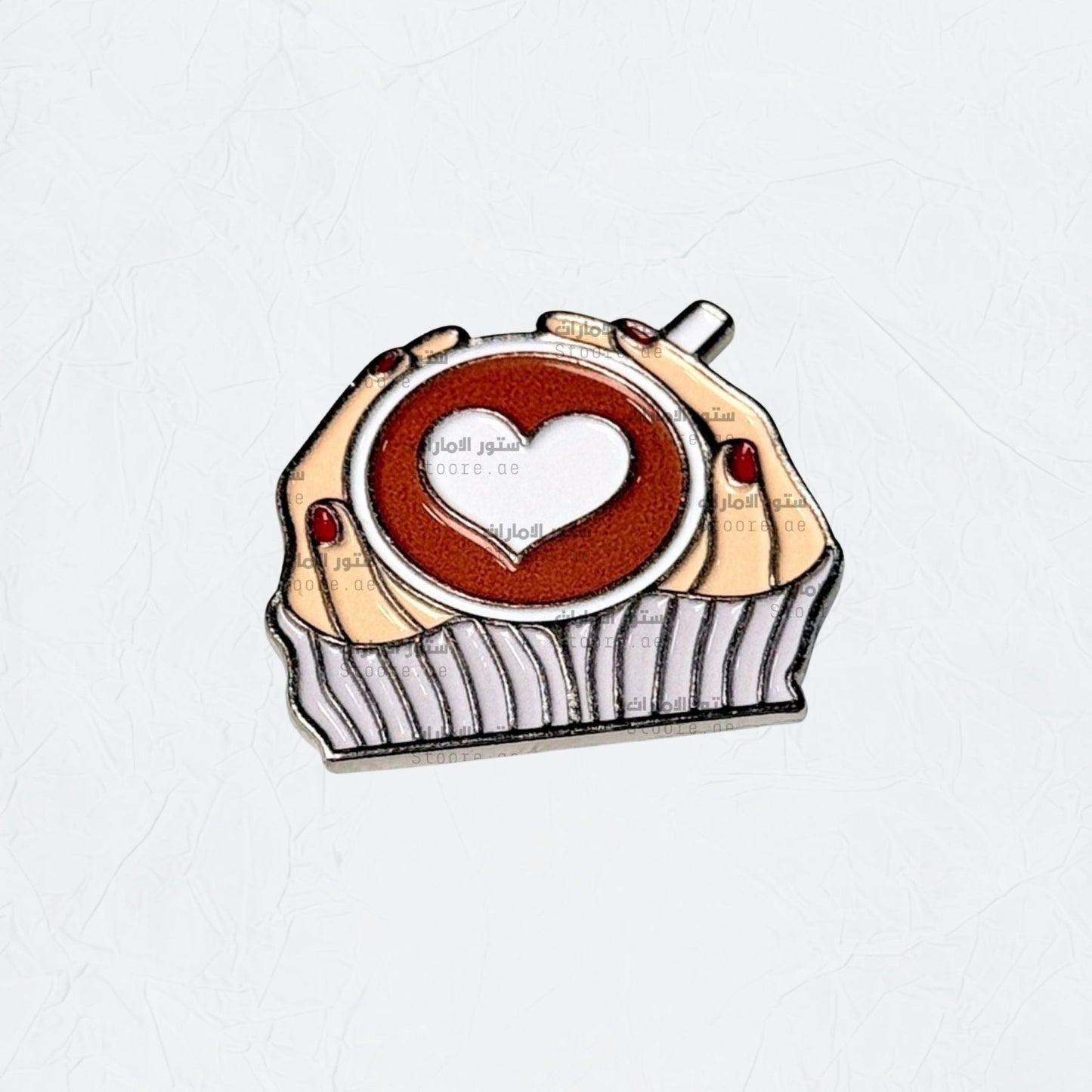 Badge Love Coffee Art
