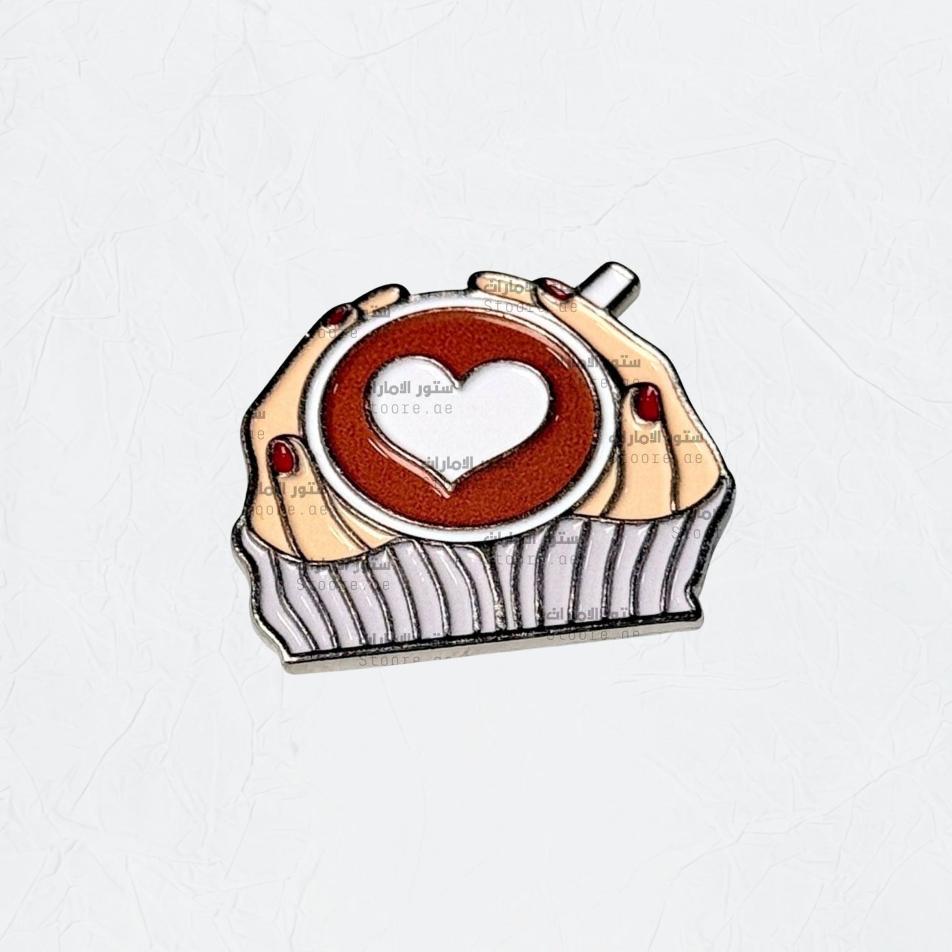 Badge Love Coffee Art