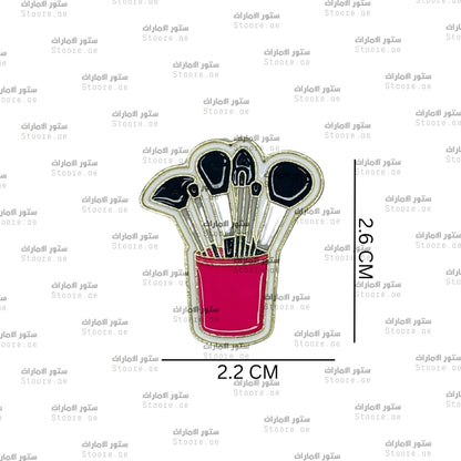 Badge Makeup Brushes - 1