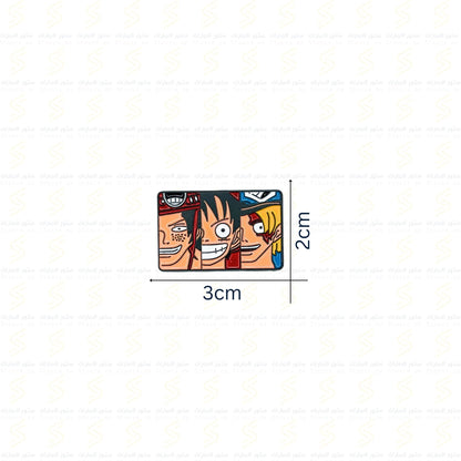 Badge One Piece Three Brothers